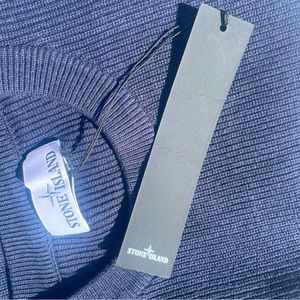 Stone Island Ribbed Soft Cotton Knit 550D8